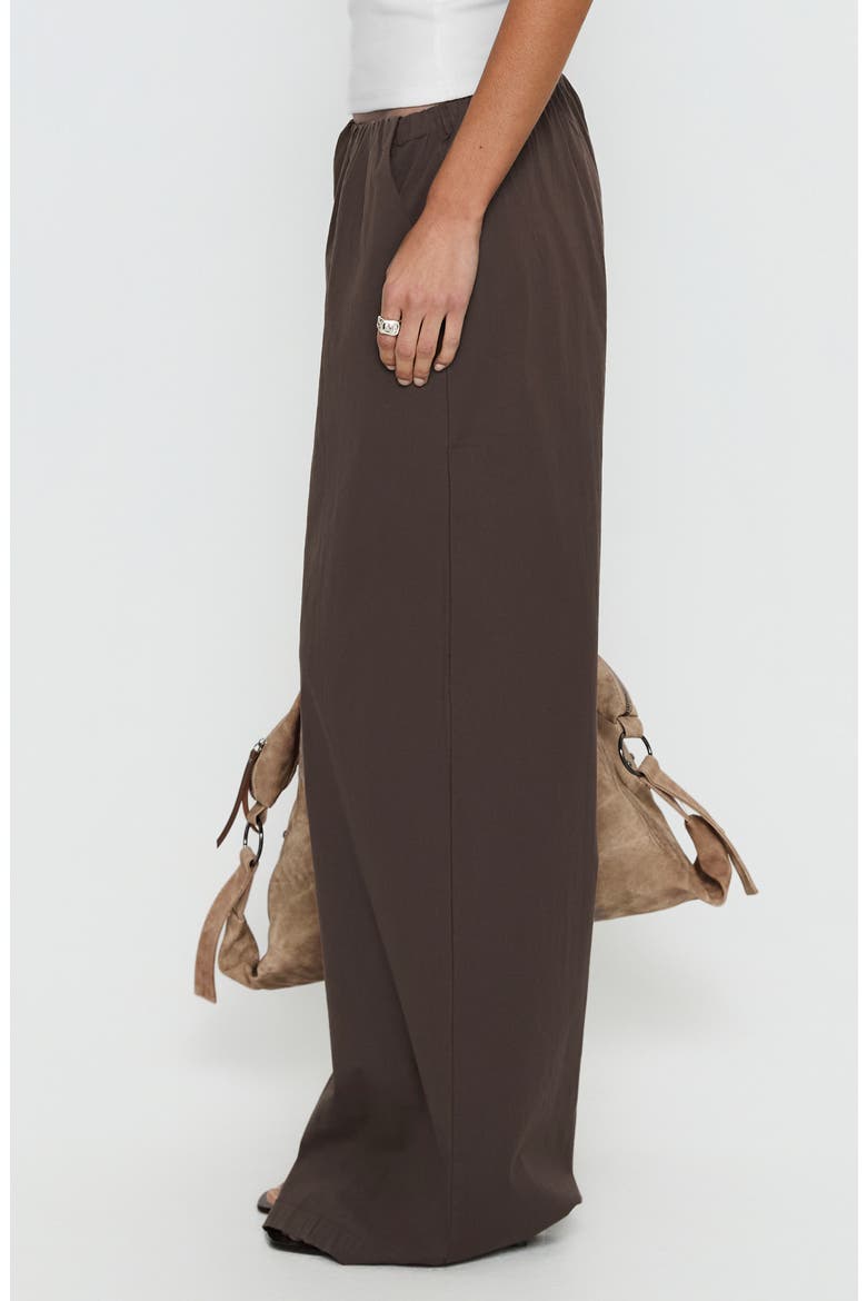 Lunea Low Rise Wide Leg Pants, Alternate, color, BROWN