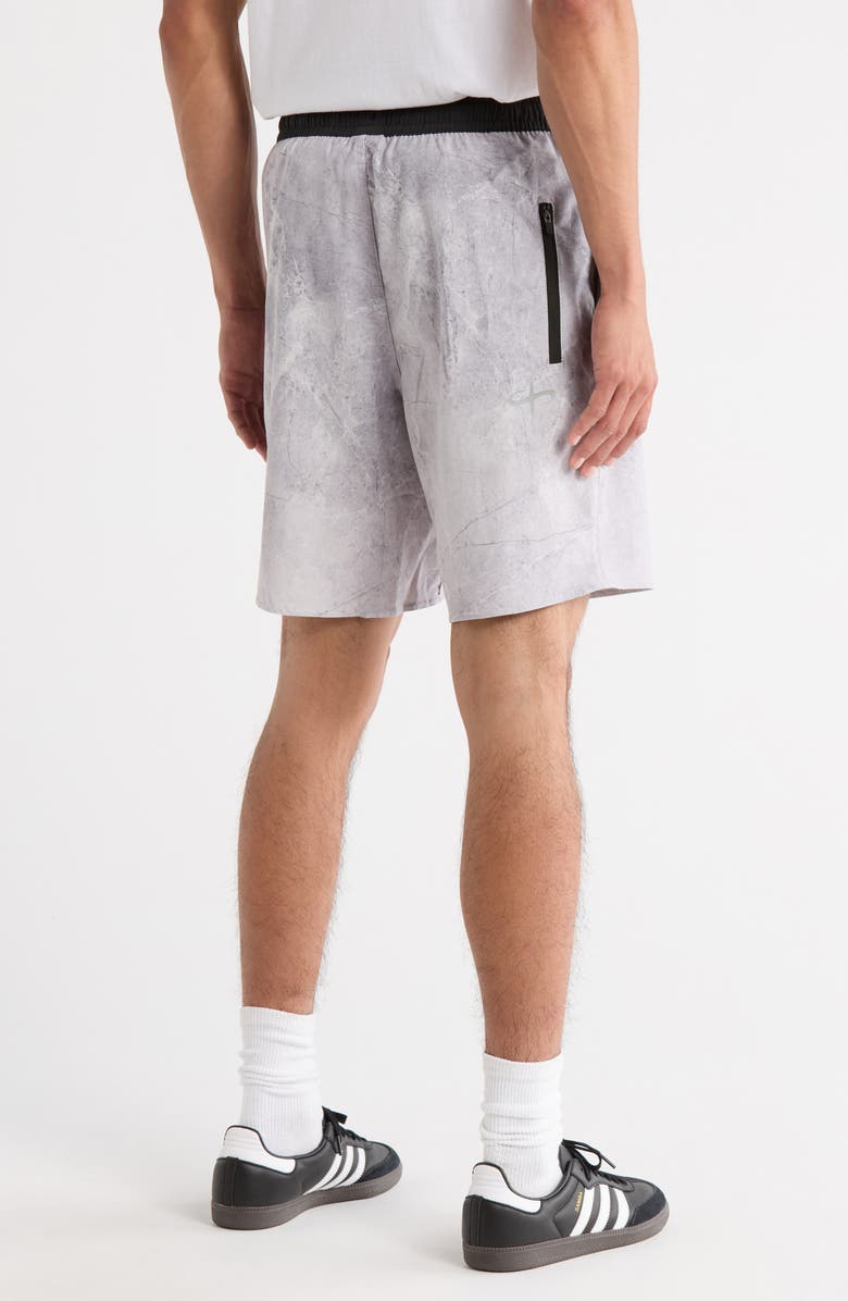 SANTO STUDIO Jetty Swim Trunks, Alternate, color, Carrara Grey