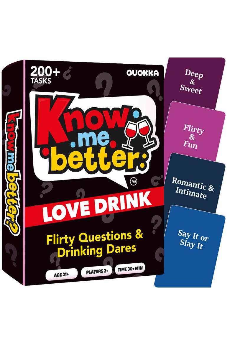 Couples Conversation & Date Night Card Games Set, Main, color, Love Drink