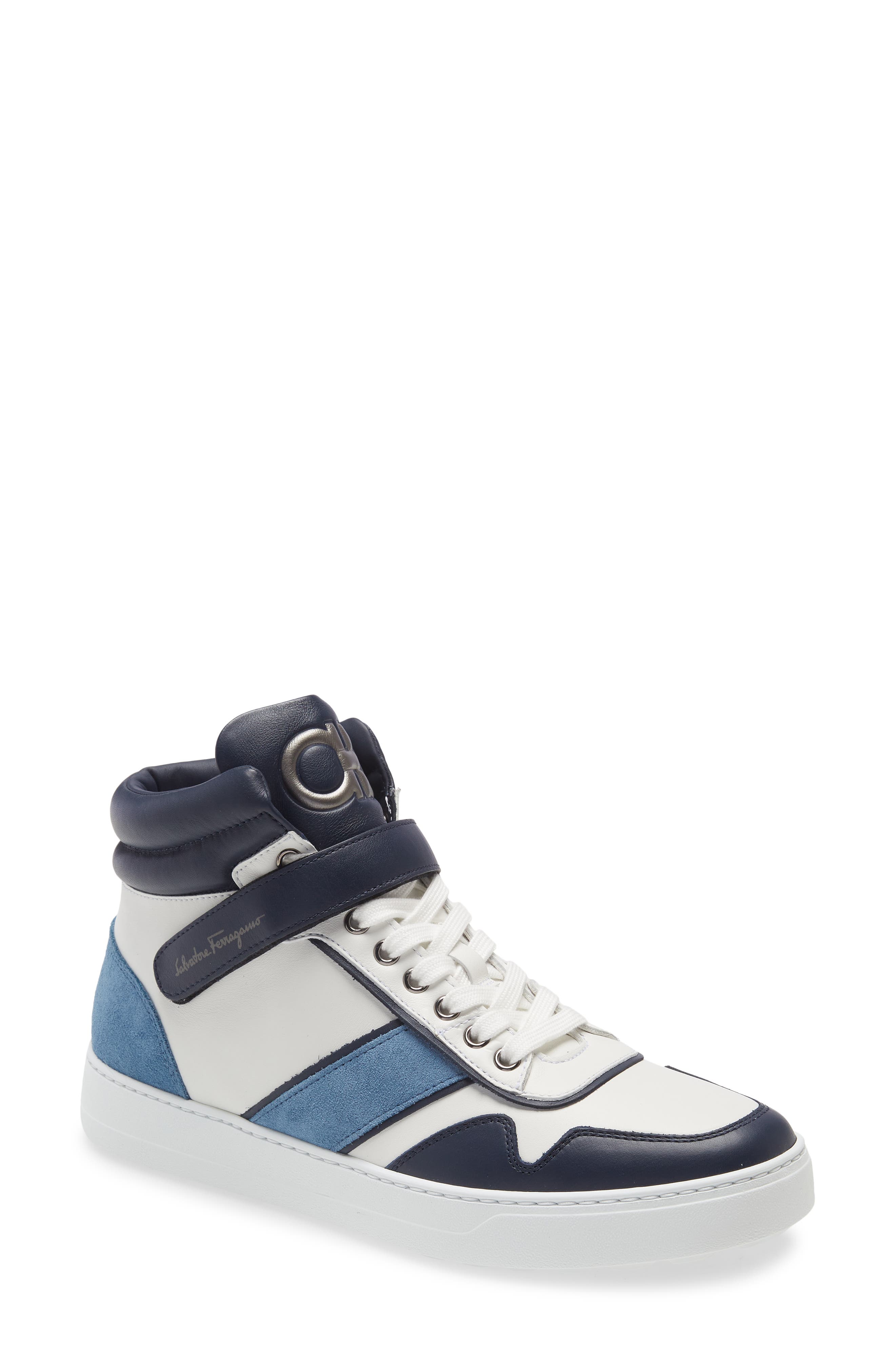 FERRAGAMO Salvatore Ferragamo Noe High Top Sneaker, Main, color, 