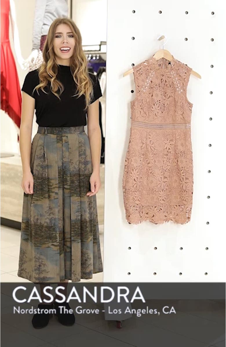 Paris Lace Body-Con Dress, sales video thumbnail