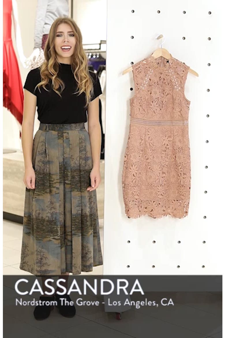 Paris Lace Body-Con Dress video