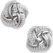 Tasha Crystal Knot Stud Earrings