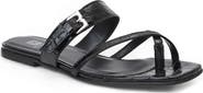 Bruno Magli Noela Croc Embossed Slide Sandal