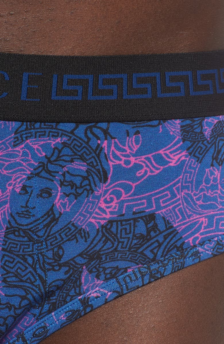 Versace Low Rise Briefs, Alternate, color,