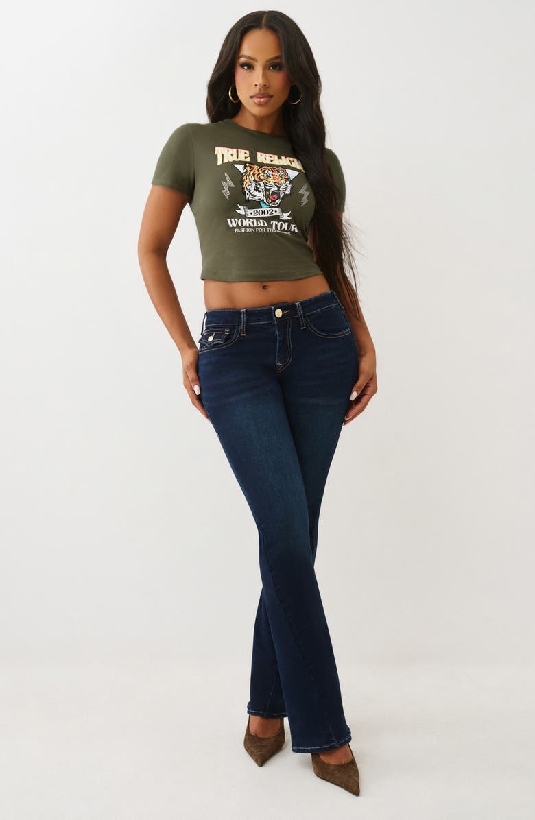 True Religion Tiger Graphic Baby T-Shirt, Alternate, color, Kalamata