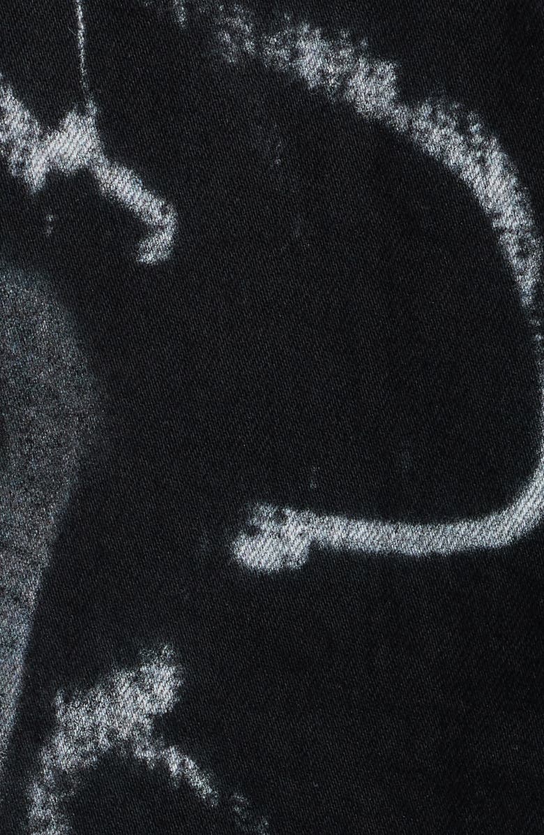 RtA Norris Graffiti Shirt Jacket, Alternate, color, Graffiti Graphite