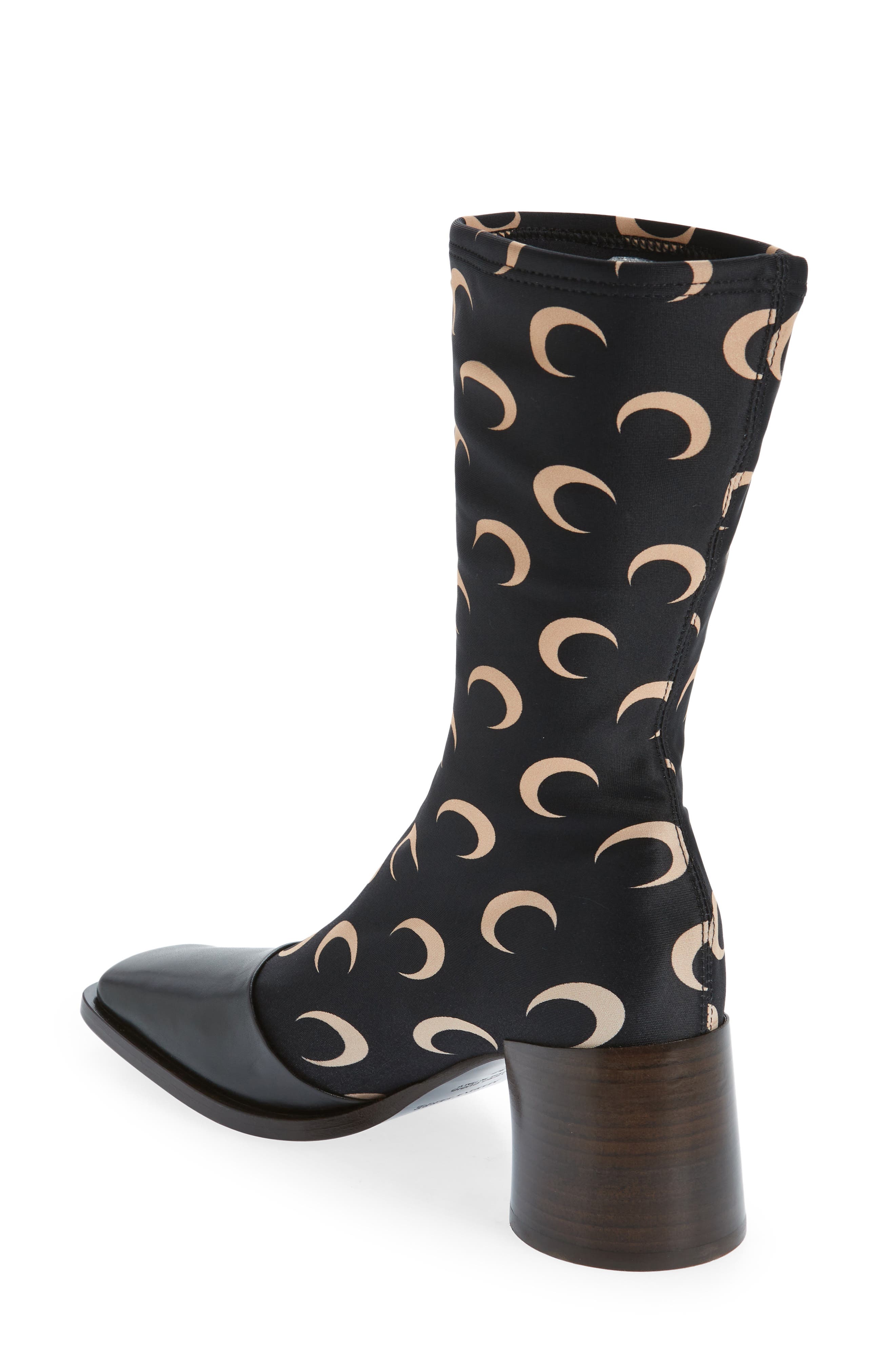 Marine Serre Crescent Moon Boot, Alternate, color, 