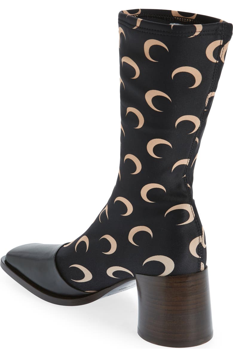 Marine Serre Crescent Moon Boot, Alternate, color,