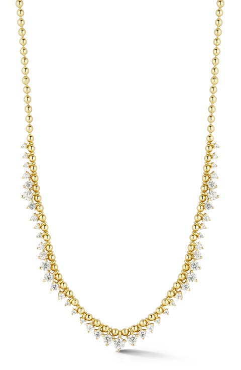 Cubic Zirconia Chain Necklace