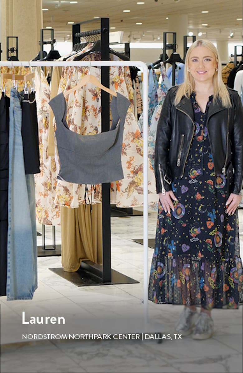 Rowena Lace-Up Back Corset Top, sales video thumbnail