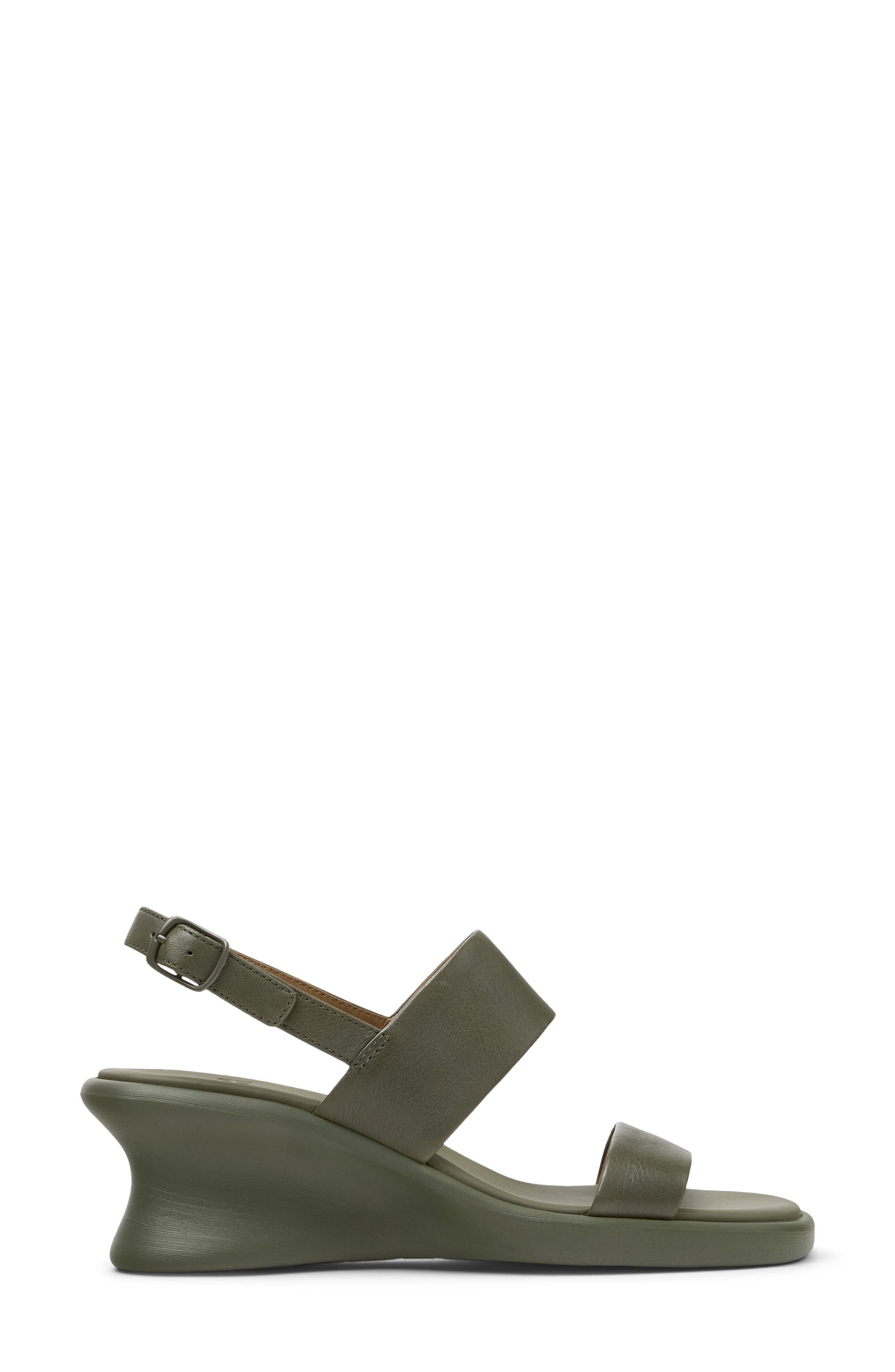 Louise Slingback Wedge Sandal, Alternate, color, MEDIUM GREEN
