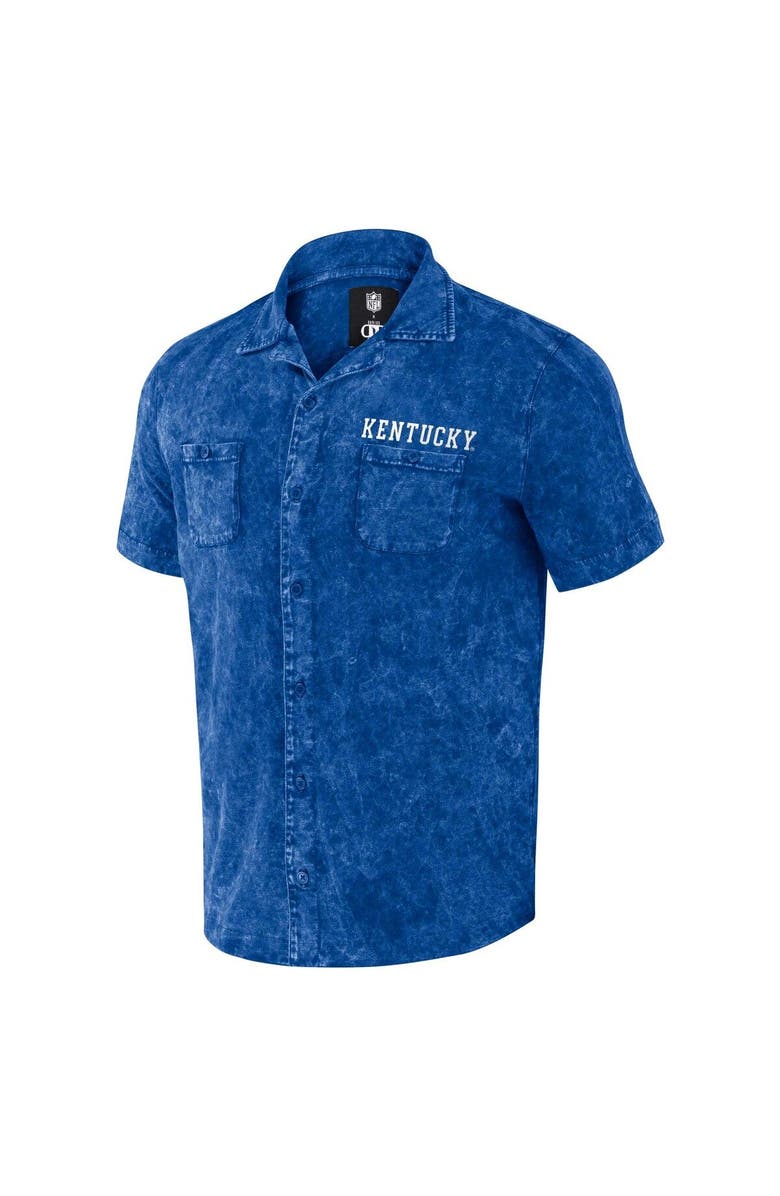 Darius Rucker Collection by Fanatics Men
s Darius Rucker Collection by Fanatics  Royal Kentucky Wildcats Team Color Button-Up Shirt, Alternate, color, Royal