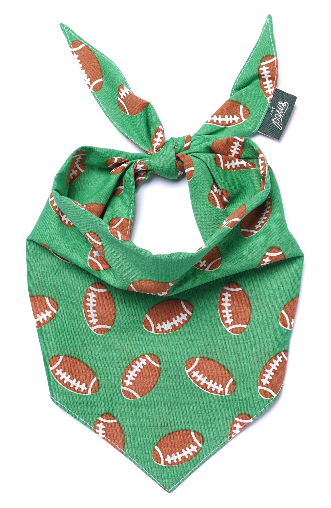 The Paws Defender Dog Bandana in Green 