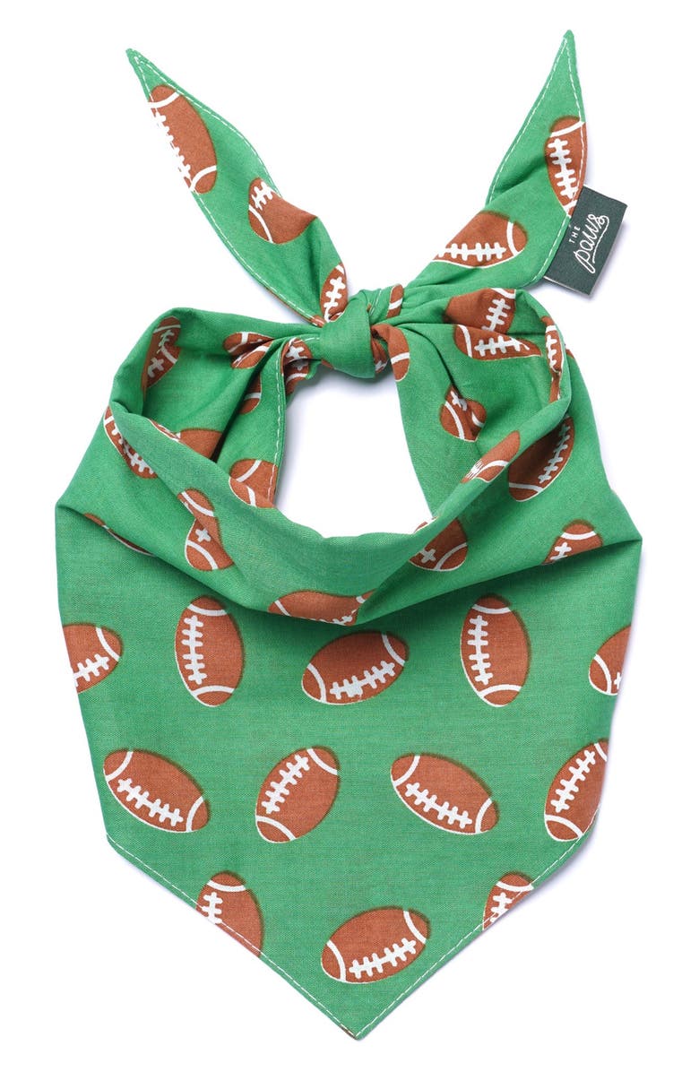 The Paws Defender Dog Bandana, Main, color, Green