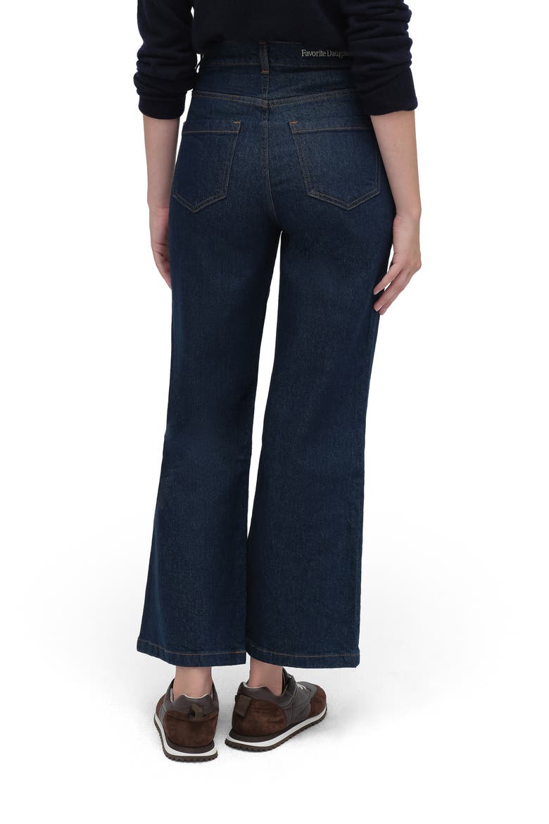 The Jordie Shortie High Waist Wide Leg Jeans, Alternate, color, PEPPER