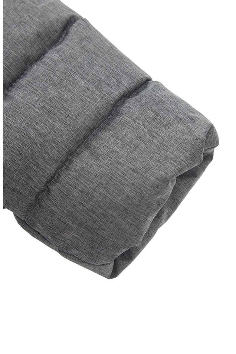 Bear Fleece Hooded Puffer Jacket, Alternate, color, Gray Textured
