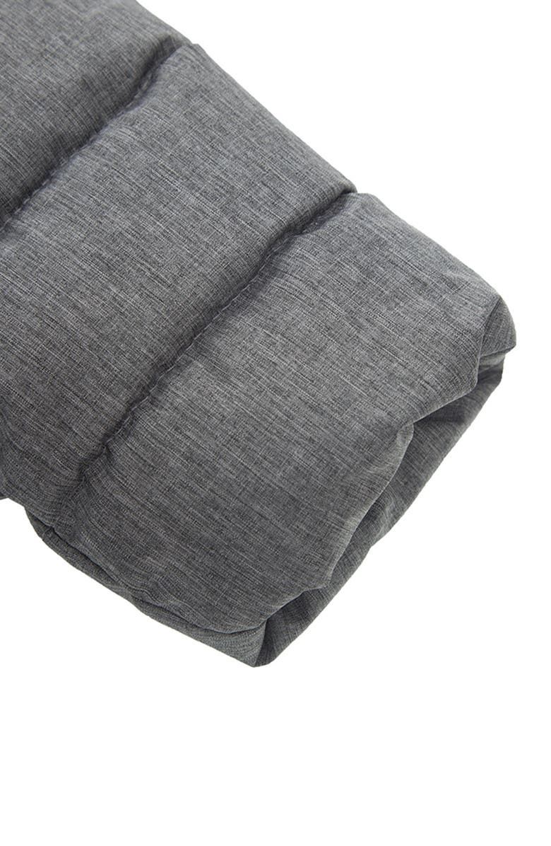 Rokka&Rolla Bear Fleece Hooded Puffer Jacket, Alternate, color, Gray Textured