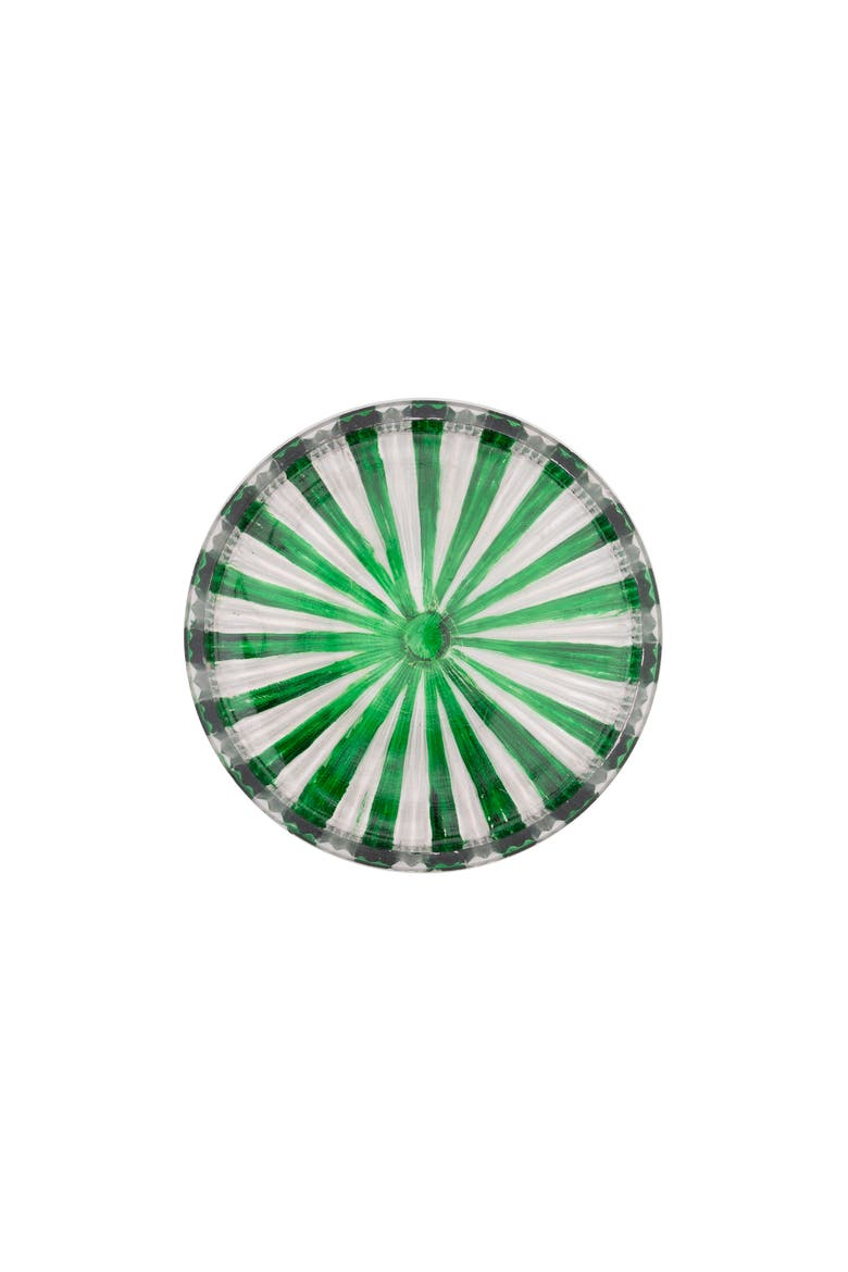 Green Peppermint Dish Plate, Alternate, color, Green