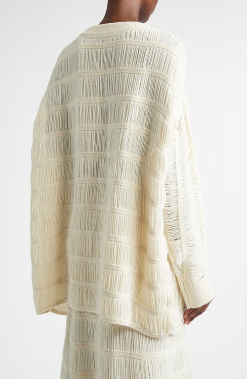 Diotima Giorno Extrafine Merino Wool Blend Sweater In Neutral