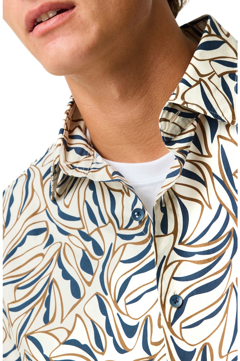 Palmbrook Short Sleeve Button-Up Shirt, Alternate, color, NATURAL