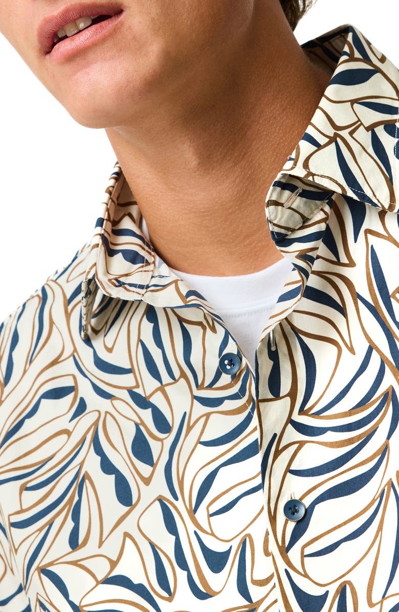 Rodd & Gunn Palmbrook Short Sleeve Button-Up Shirt, Alternate, color, Natural