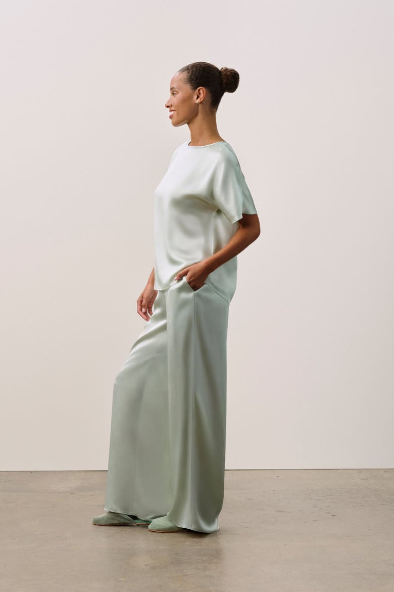 PENNY SILK TEE, Alternate, color, Jadite