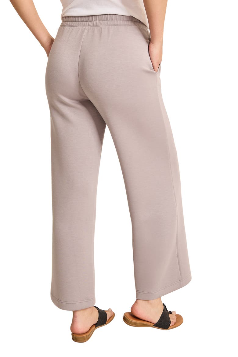 Palm Voyage Wide Leg Pants, Alternate, color, GREY JASPER