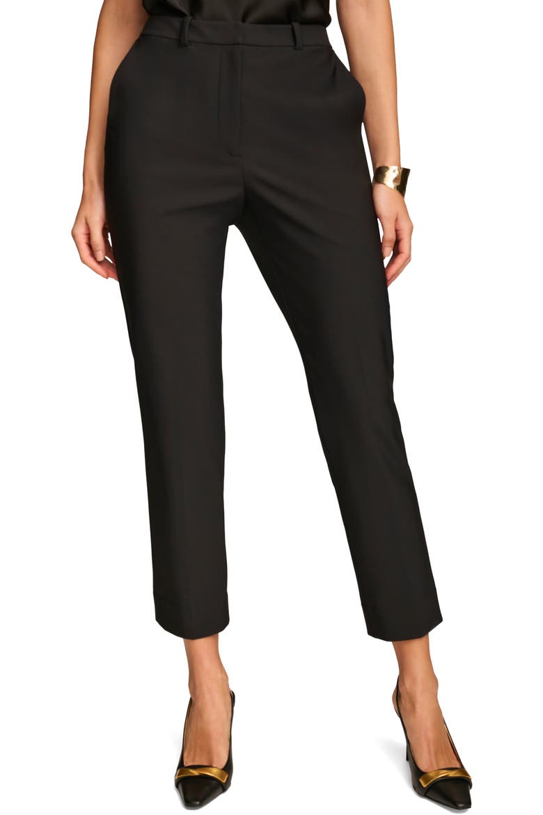 Slim Ankle Pants, Main, color, BLACK