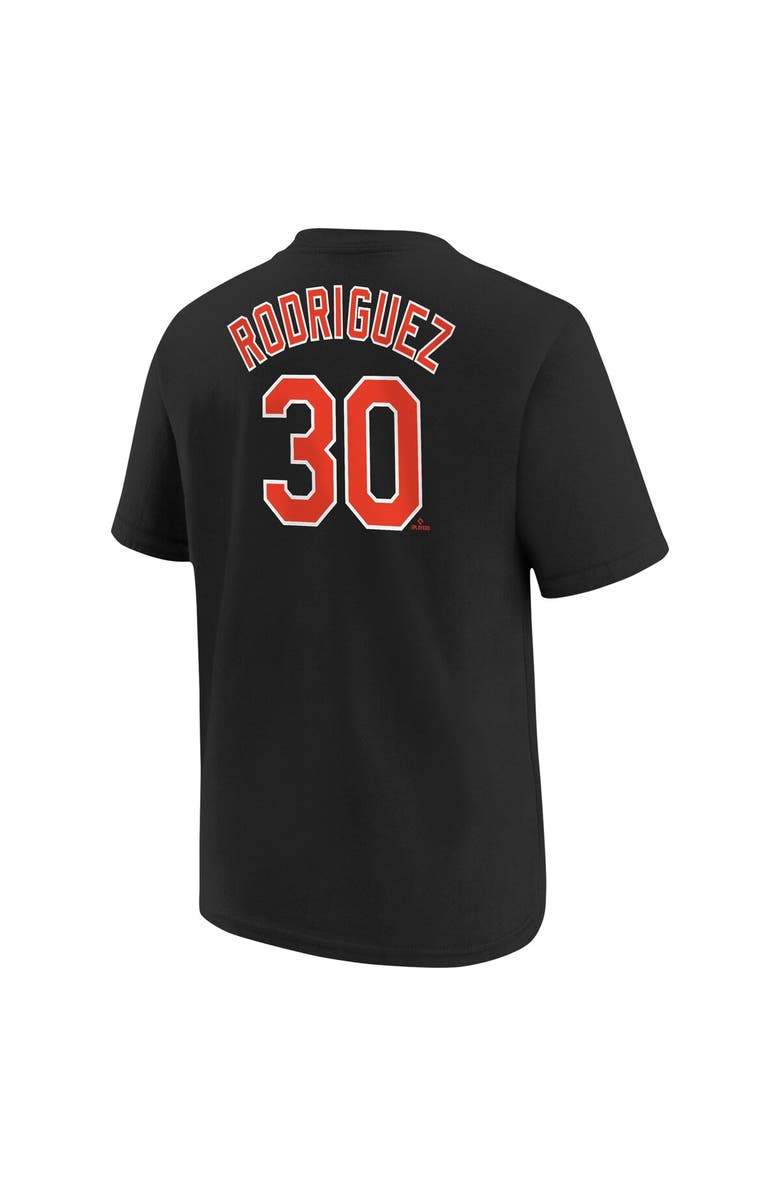 Nike Youth Nike Grayson Rodriguez Black Baltimore Orioles Name & Number T-Shirt, Alternate, color, Black