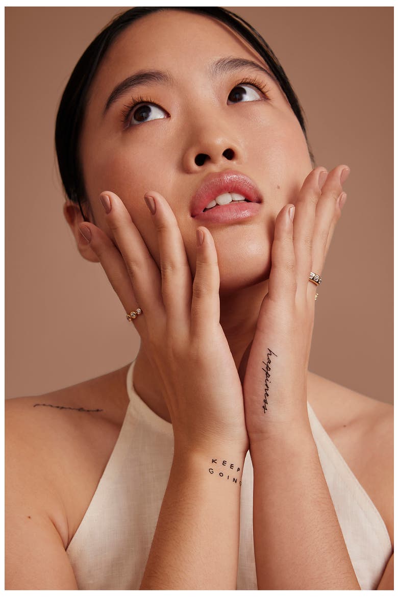 Mantra Pack Temporary Tattoos, Alternate, color, NONE
