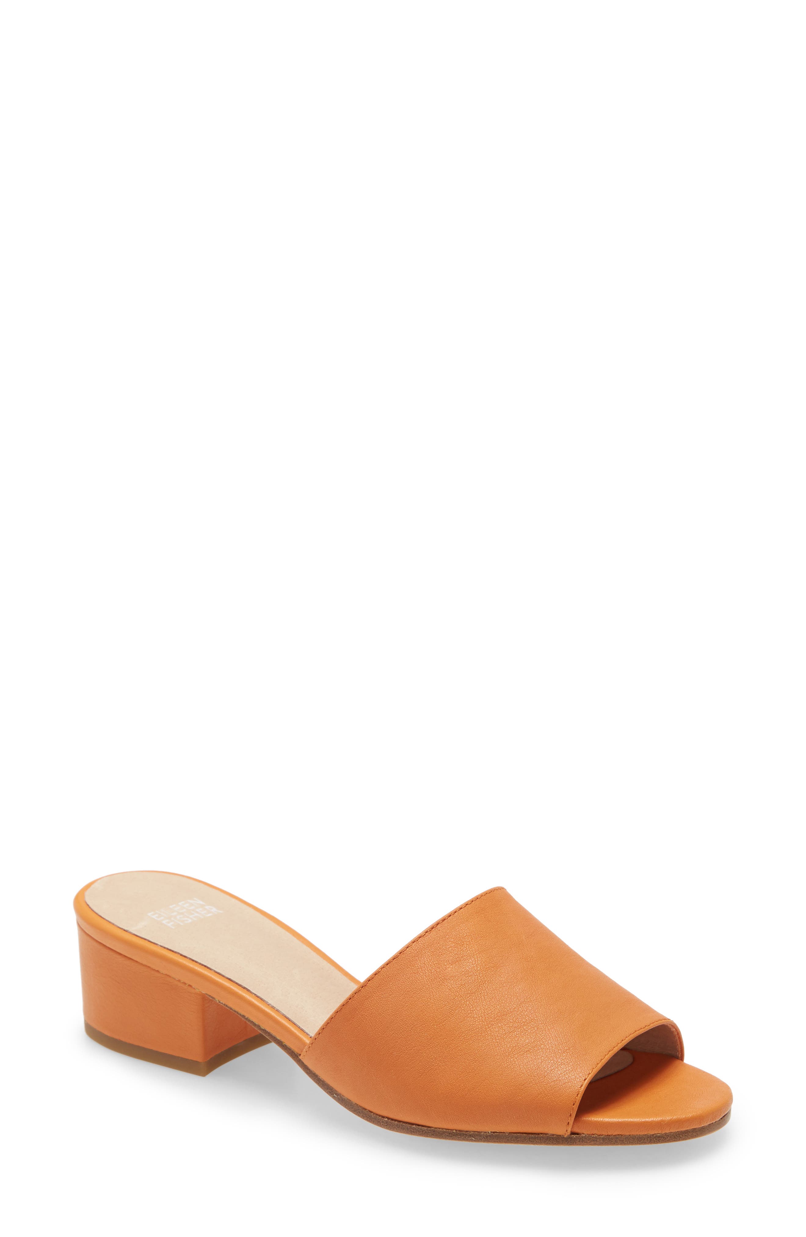 Tea Sandal, Main, color, SQUASH LEATHER