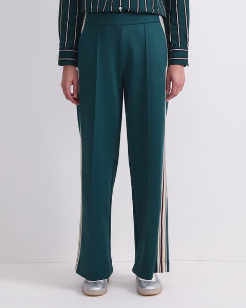 Lina Track Wide-Leg Trousers
