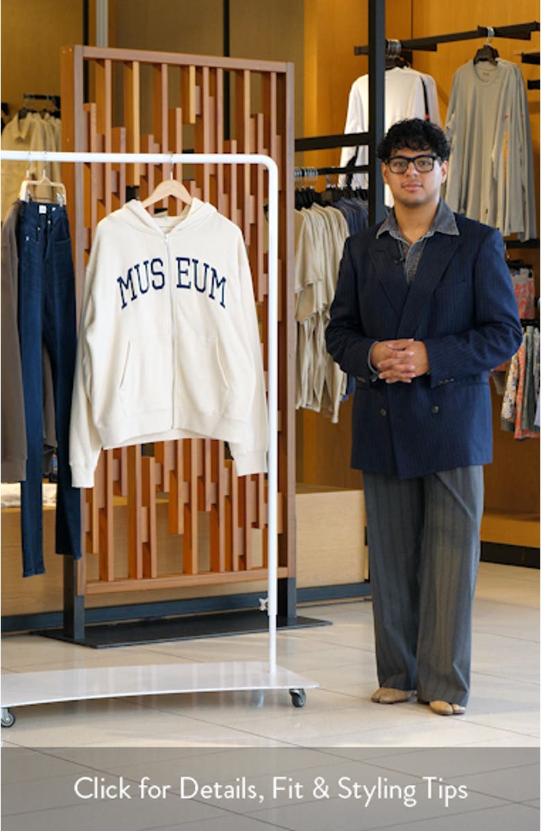 XXL Logo Appliqué Zip Hoodie, sales video thumbnail