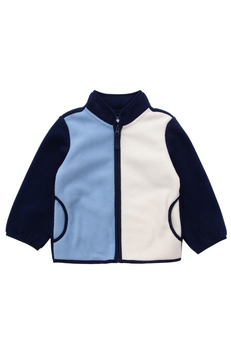Adventure Fleece Jacket, Main, color, Blue Ivory