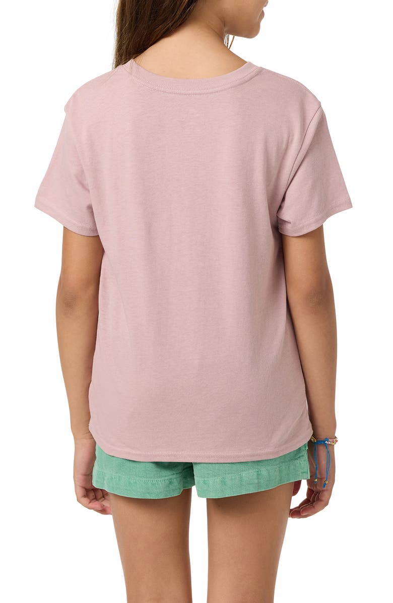 O'Neill Kids' Sun Shell Angie Cotton Graphic T-Shirt, Alternate, color, Orchid