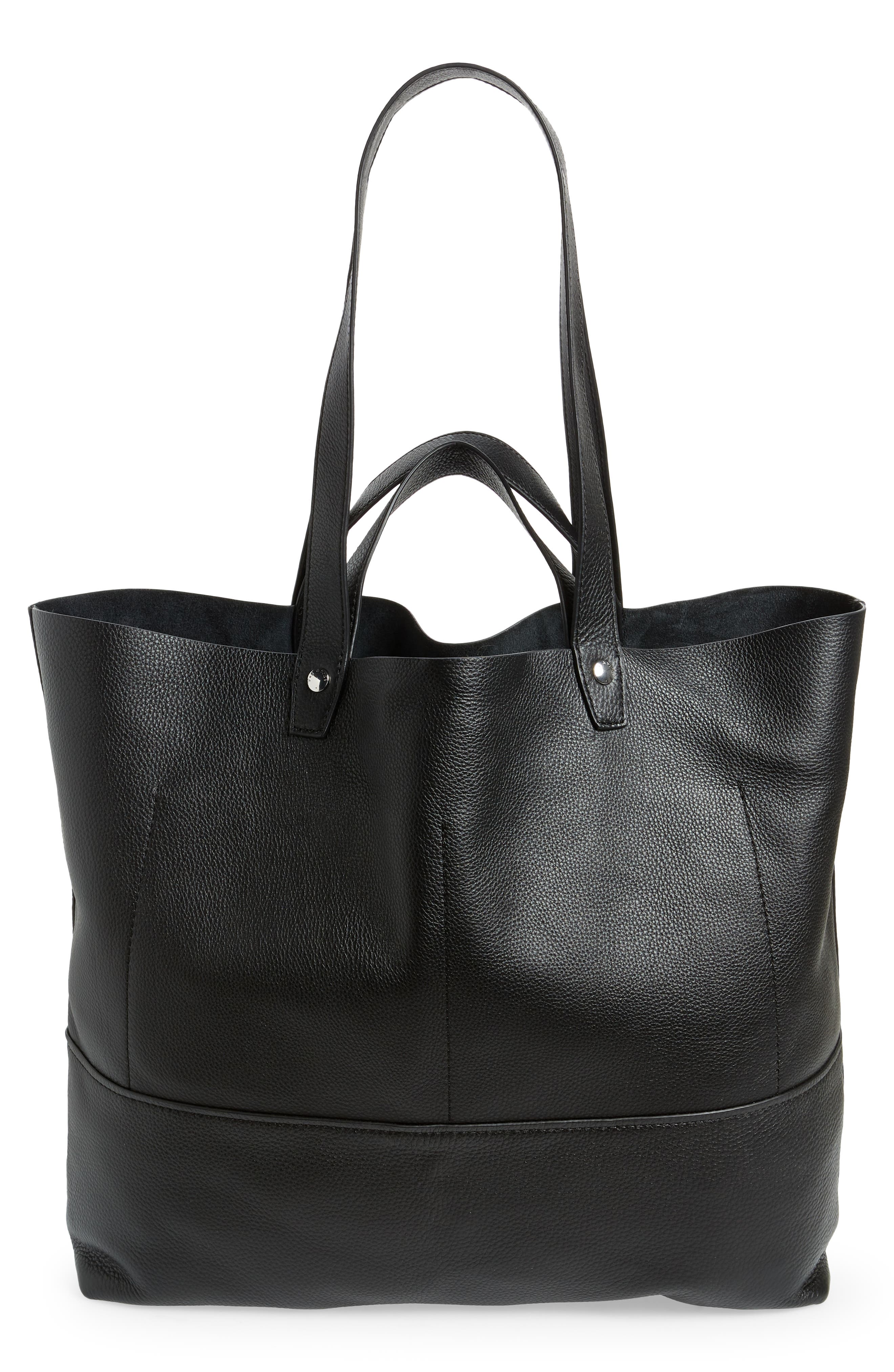 rag & bone Logan Leather Tote, Alternate, color, 