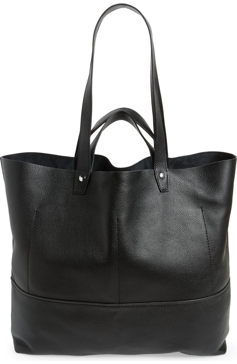 rag & bone Logan Leather Tote, Alternate, color,