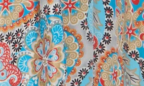 La Fiorentina Emma Paisley Maxi Dress In Blue