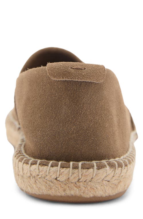 Mango Suede Espadrille In Medium Brown