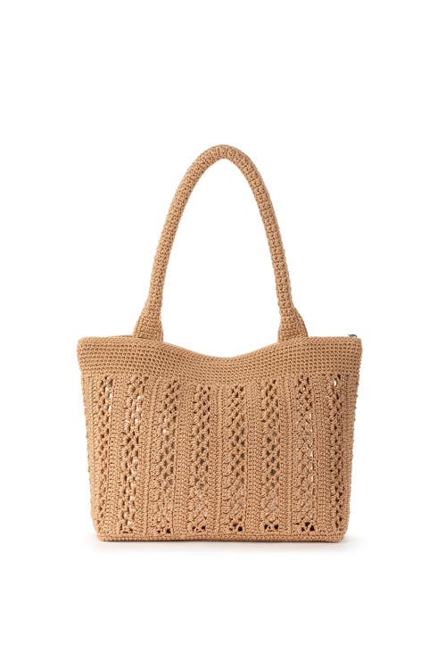 The Sak Crafted Classics Carryall Bag In Bamboo With Gold