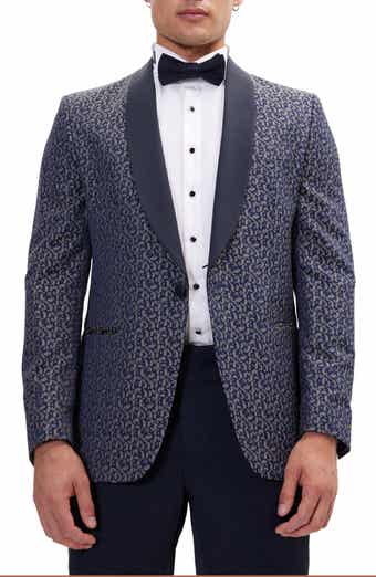 RON TOMSON Contrast Shawl Lapel Tuxedo Jacket