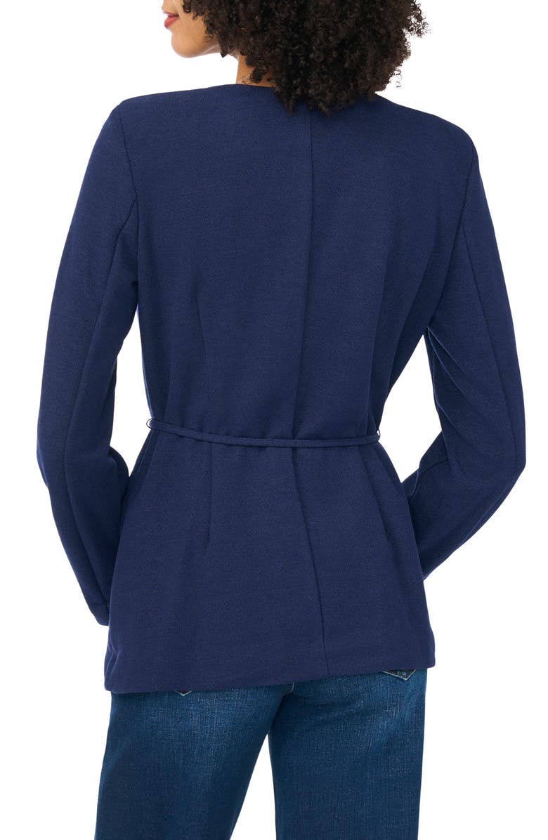 Vince Camuto Belted Jacket, Alternate, color, Classic Navy