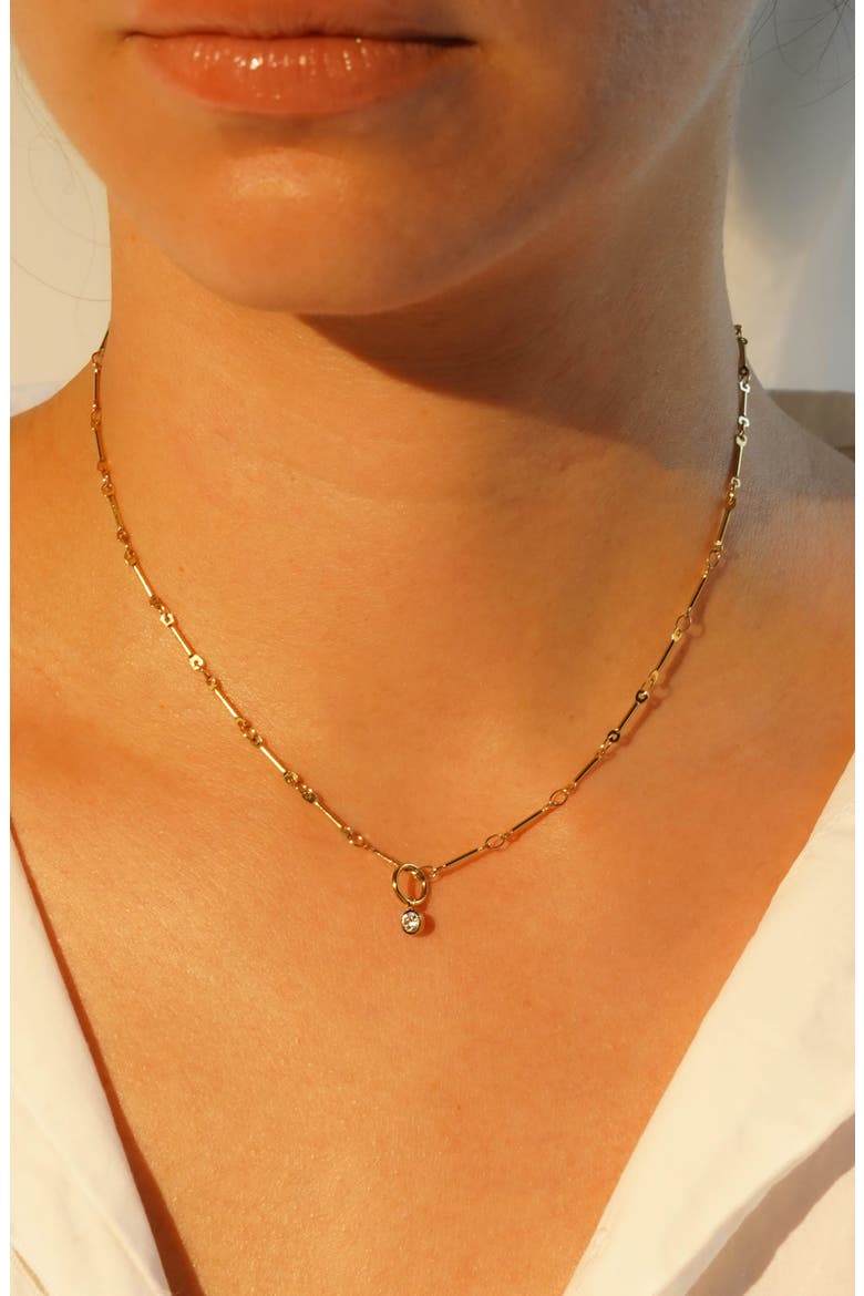 Cubic Zirconia Charm, Alternate, color, GOLD