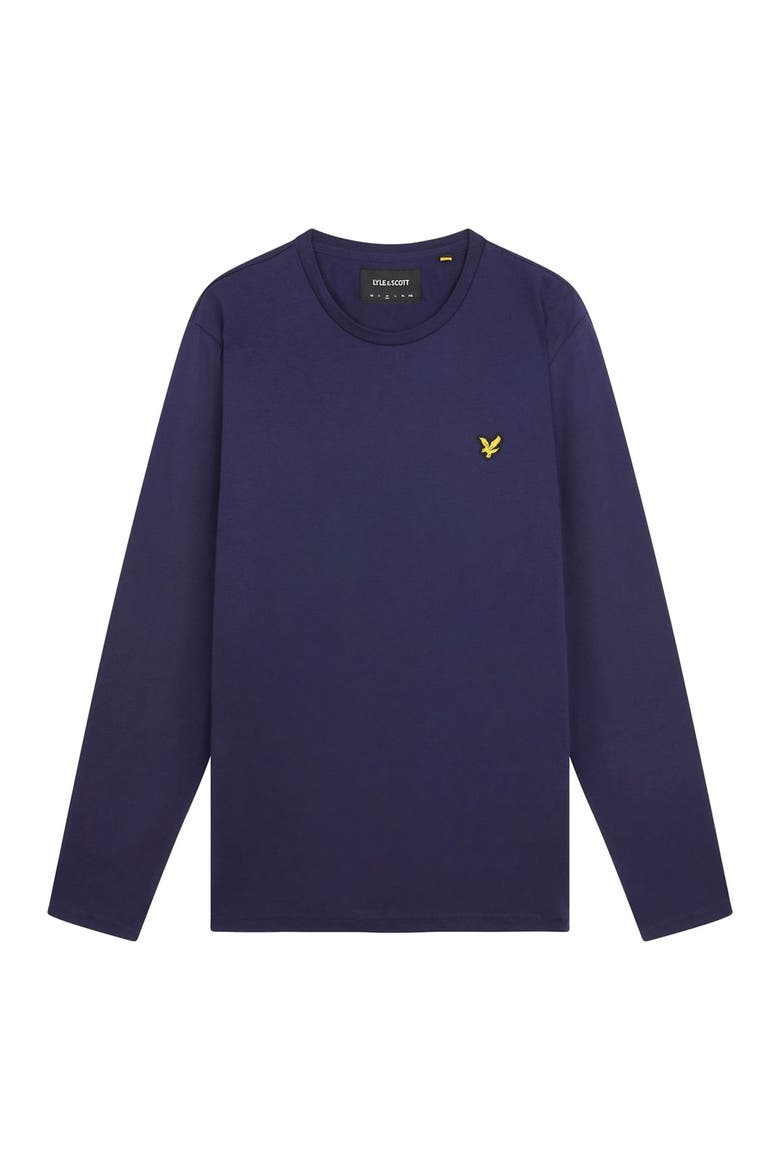 Plain Long Sleeve T-Shirt, Alternate, color, Navy