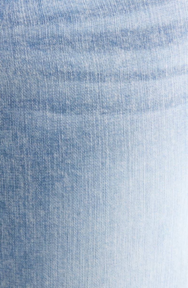 Wit & Wisdom Round-Up High Waist Cuffed Boyfriend Jeans, Alternate, color, Light Blue Artisanal