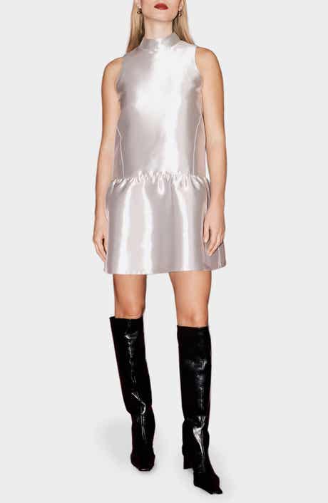 ALIGNE Blaze Sleeveless Satin Minidress