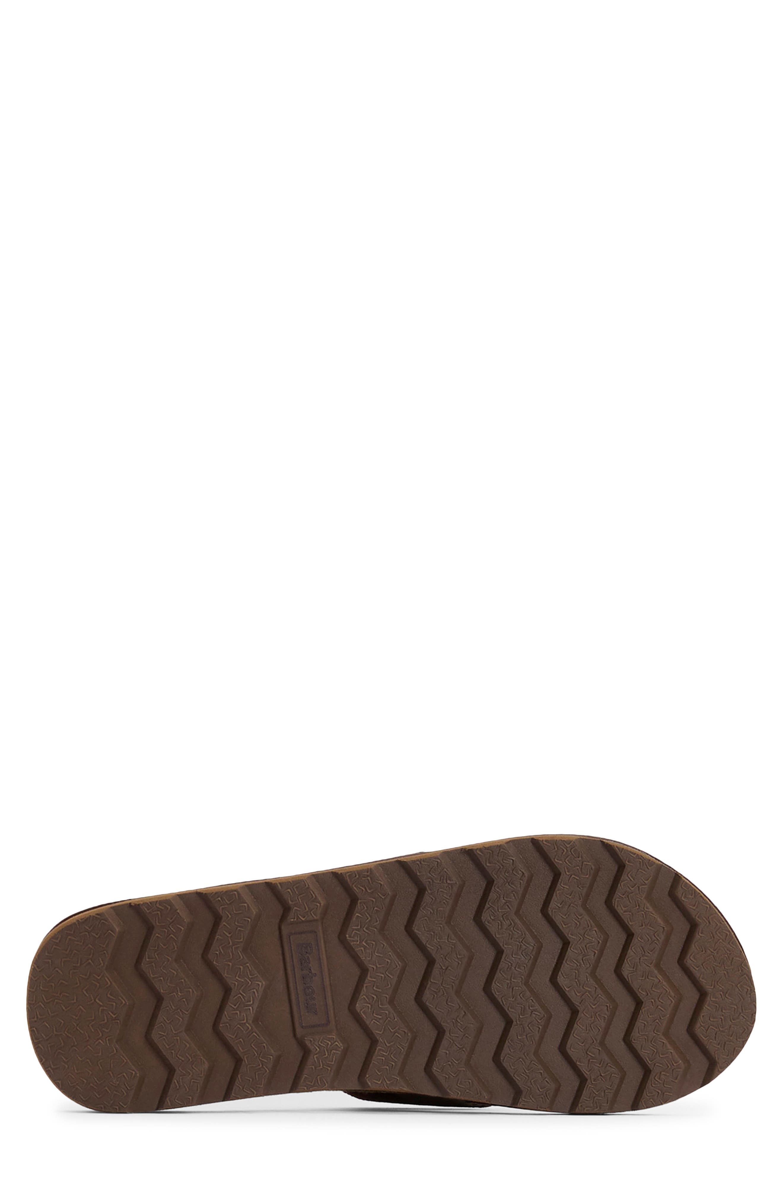 Barbour Harker Flip Flop, Alternate, color, Choc/ Olive