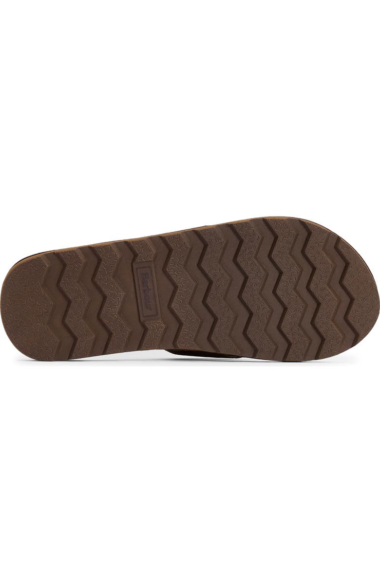 Barbour Harker Flip Flop, Alternate, color, Choc/ Olive