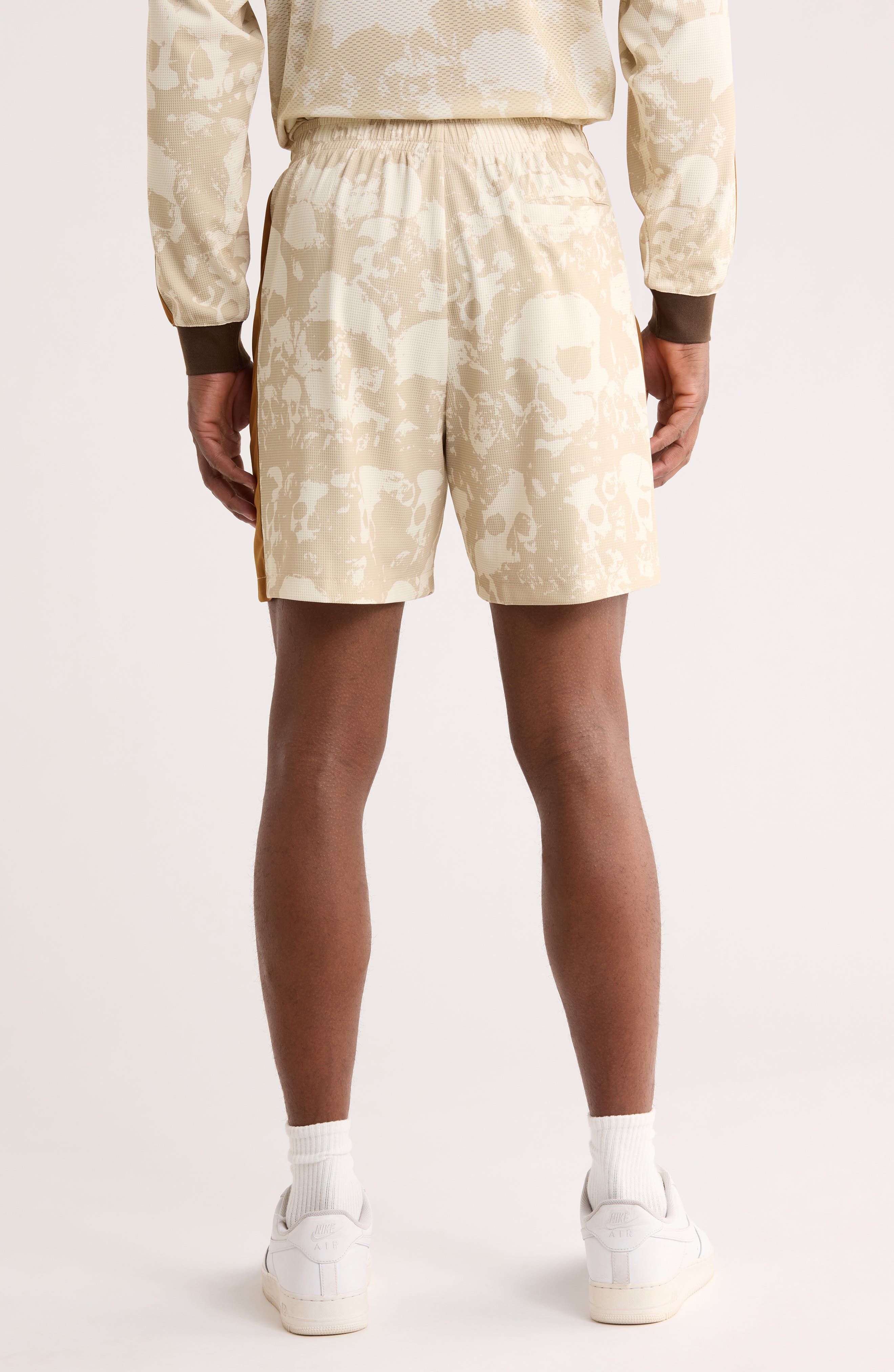 Despair Skull Print Active Shorts - image 2